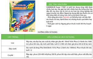 GAMMALIN - HƯỚNG DẪN SỬ DỤNG