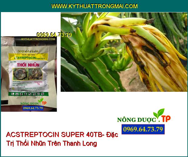 THUỐC TRỪ BỆNH ACSTREPTOCIN SUPER 40TB- Đặc Trị Thối Nhũn
