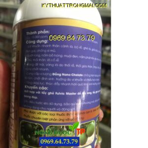 COPPER NANO CHELATE- Quét sạch vi khuẩn - Đặc trị thối rễ, ghẻ lá, ghẻ trái