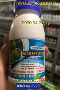 Master Plus 225SC - Thuốc đặc trị bệnh thán thư, sương mai, đốm lá, bệnh đạo ôn, khô vằn, lem lép hạt trên các loại cây trồng