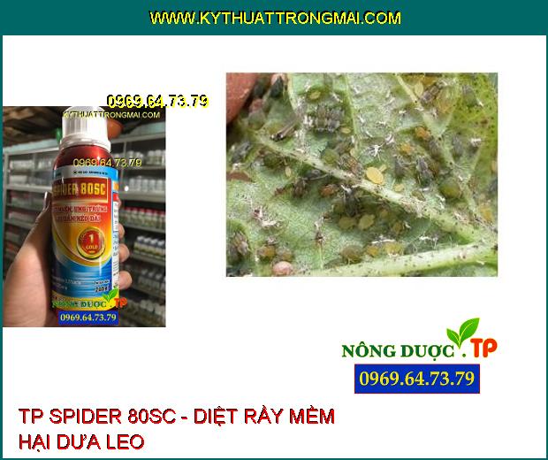THUỐC ĐẶC TRỊ TP SPIDER 80SC - DIỆT NHỆN, UNG TRỨNG HẠI CÂY TRỒNG