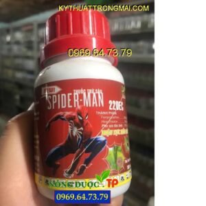 THUỐC TRỪ SÂU SPIDER MAN 220EC - ĐẶC TRỊ NHỆN GIÉ, NHỆN ĐỎ HẠI CÂY TRỒNG