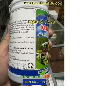 THUỐC TRỪ BỆNH KASUGACIN 3SL KASU THAILAND – Đặc Trị Bệnh Khô Vằn, Đạo Ôn Trên Lúa, Sương Mai Trên Dưa Chuột