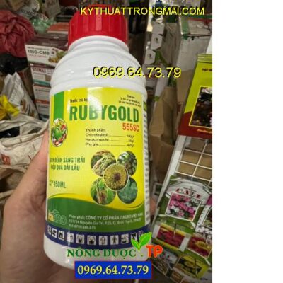 THUỐC TRỪ BỆNH RUBYGOLD 555SC – Đặc Trị Lem Lép Hạt Trên Lúa