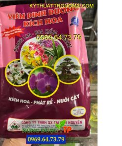 VIÊN DINH DƯỠNG KÍCH HOA – Kích Hoa, Phát Rễ, Nuôi Cây Cho Phong Lan, Hoa Kiểng, Bonsai